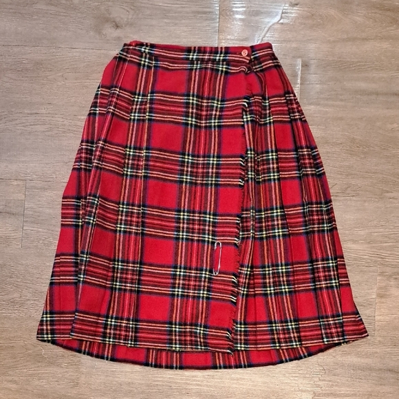 Vintage Royal Stewart Tartan Wool Kilt - Picture 1 of 5